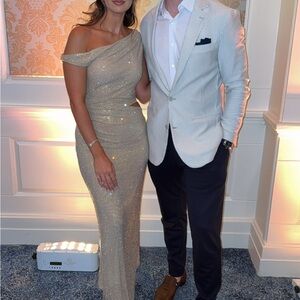 Meshki Gold Maxi Dress